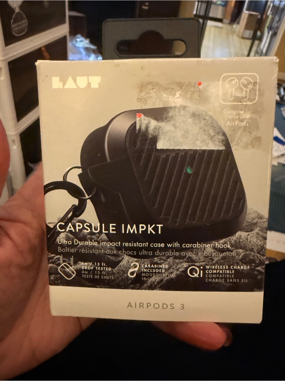 LAUT Capsule IMPKT AirPods 3 Case - Black